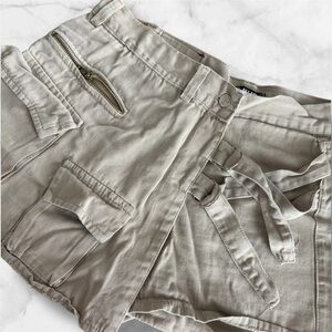 Stylish Beige Women's Shorts